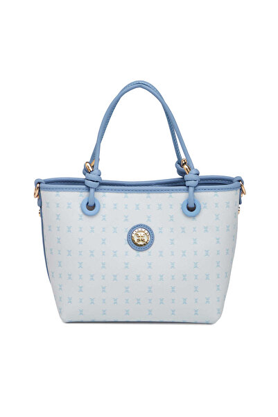 Tergan Mavi Print Kadın Omuz Çantası - S26Y1PR09193-U0A