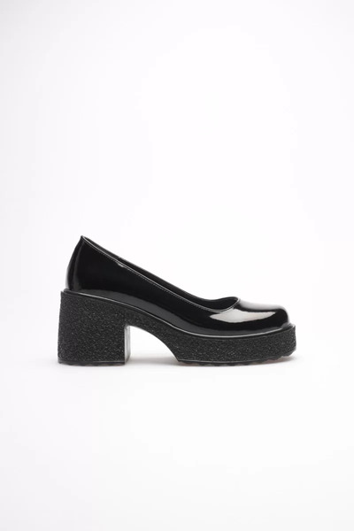 Belinora Women's Black Patent Leather Casual Shoes Tr06Ms04A