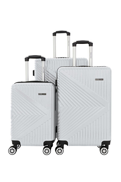 PARAJOHN Para John 3 Piece ABS PC Luggage Set 8 Wheel Spinner Suitcases 20 24...