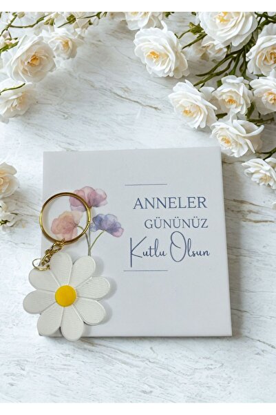 HEN GSM 10 adet papatya anahtarlık anneler günü ramazan 8 mart kadinlar gunu