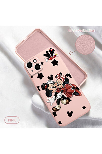 Hontinga حافظة هاتف من السيليكون الناعم متوافقة مع هاتف iPhone 14 Plus مع مخم...