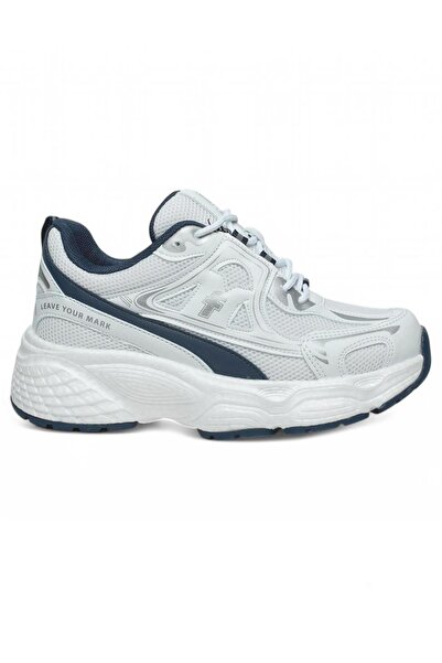 Bluefeet حذاء رياضي نسائي من Flt White Navy Mesh