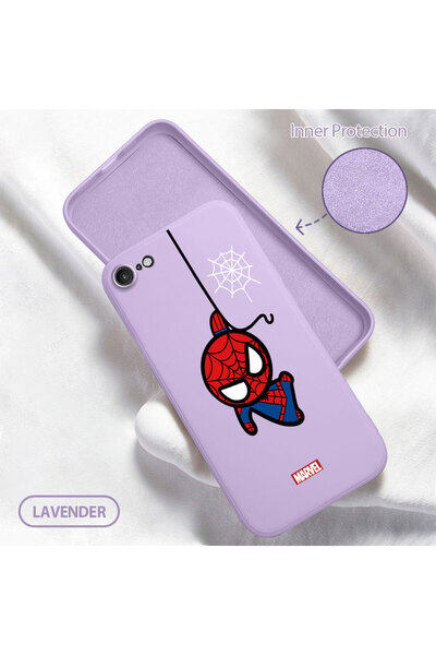 Hontinga حافظة هاتف من السيليكون الناعم متوافقة مع هاتف iPhone SE 2022 بنمط ا...