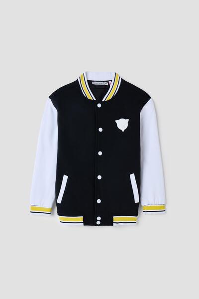 NBT JEANS BG Store Μαύρο μπουφάν για αγόρια