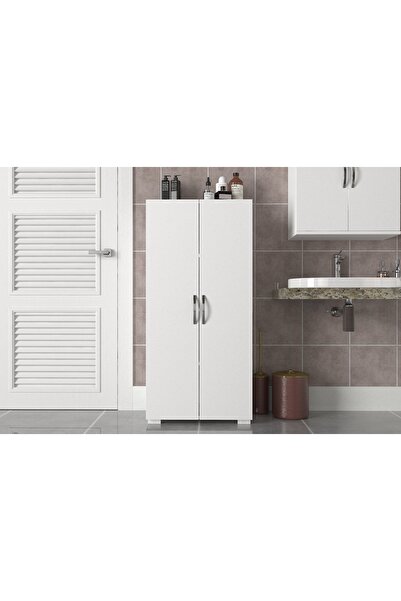 Vivense DORPEK DEVİKA ÇOK AMAÇLI DOLAP, BEYAZ, 2 KAPAKLI