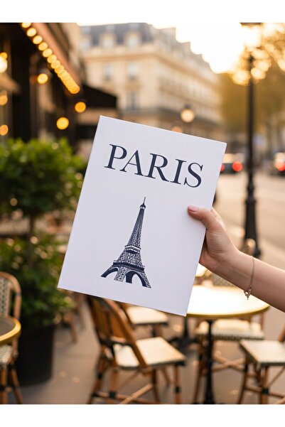Kutuperest Paris Temalı Dekoratif Kitap Kutusu