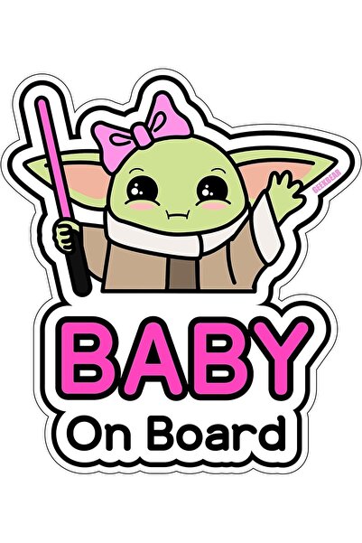 BPA Baby on Board Sticker for Girls