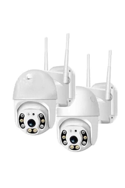 COBI SMART® Set of 2 Surveillance Cameras 2MP PTZ Full HD 1920x1080P Motorize...