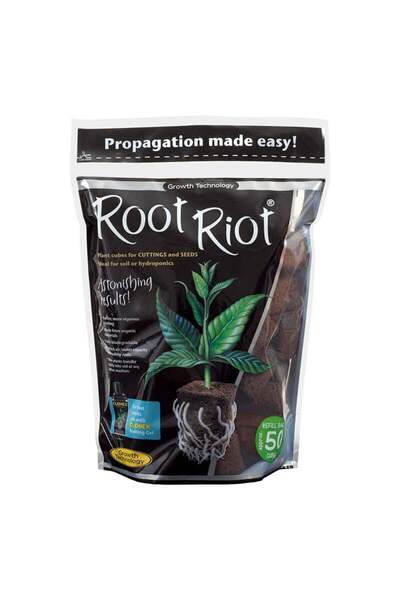 Growth Technology Root Riot Plant Starter Cubes 50 adet