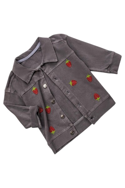Bluefeet Smoked Strawberry Girls' Denim Jacket 9 Months, 12 Months, 18 Months...