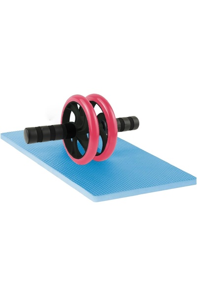 Alcoach Abdominal exercise wheel, equipped with a knee mat and foam handles, ...