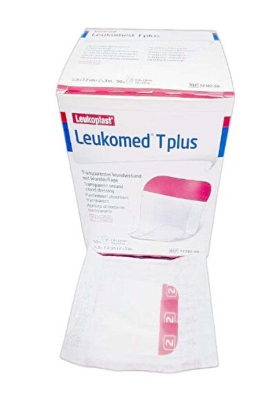 LEUKOMED ضمادات جوميد ليوكوميد تي بلس الشفافة مع وسادة ماصة، 5 سم × 7.2 سم، 5...