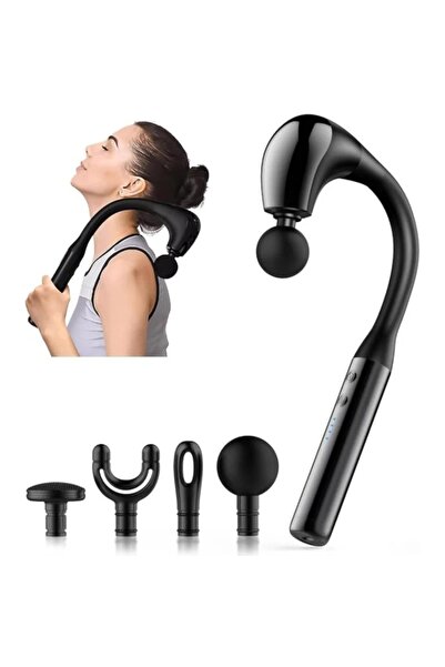 Yesido Aparat de masaj, 15W, 5 niveluri de intensitate, 4 capete interschimba...