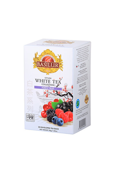 Basilur White Tea Forest Fruit, 20 Tea Bags
