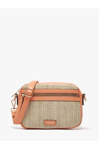 David Jones Women's Shoulder Bag with Strap Apricot