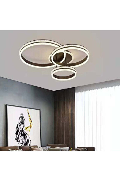 RFAN LED Chandelier, Model F2331-3, with Remote Control, 3 Light Types, 296W,...