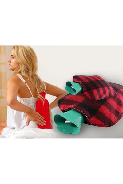 Go İthalat صوف الفليس كيس تيرمافور للمياه الساخنة مع غطاء (1800 مل) (5343)