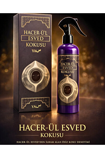 SUFİ TESBİH & ESANS VE HEDİYELİK Hacer-ül Esved Kokusu Sprey Oda ve Kumaş Kok...
