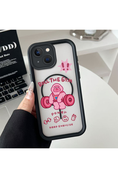 Hontinga حافظة هاتف من السيليكون الشفاف المتوافق مع هاتف iPhone 14 من Magsafe...