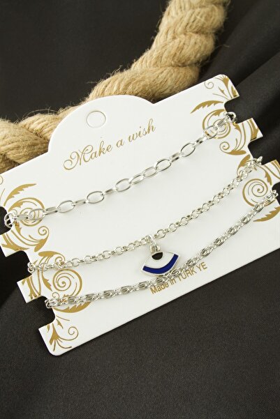 Generic Brand سوار سلسلة العين 3 قطع