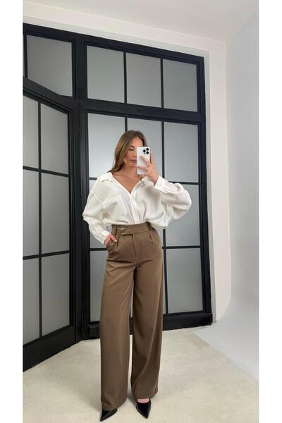 Gaus Haki Gold Toka Detaylı Pantolon GAUS-01168