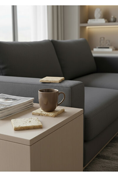 Atelier Purepool Travertine Look Coasters Set of 3