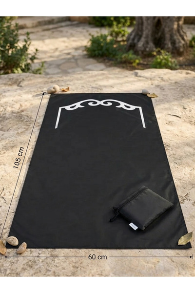 Hurma Kervanı Pratik Cep Seccadesi Su Geçirmez Çantalı Taşınabilir Namazlık K...