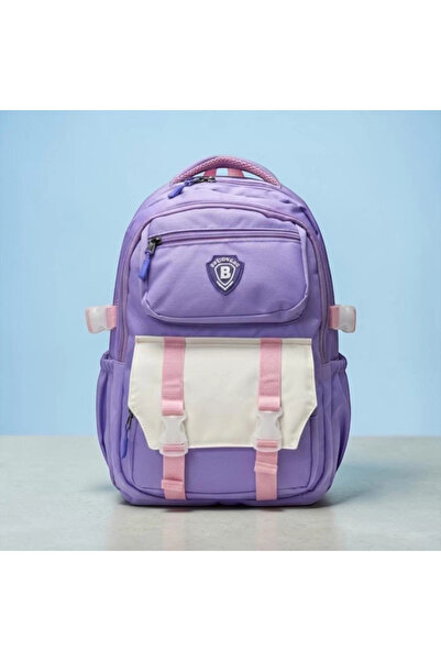 Elegance 0120 Lila Korean Style Unisex Primary School Children's Backpack Bag I