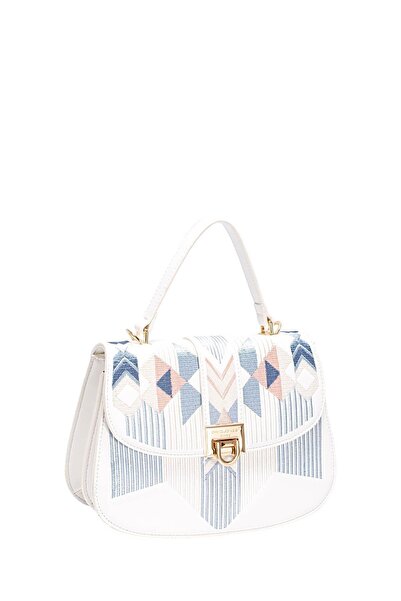 David Jones Γυναικεία Τσάντα ώμου Λευκή