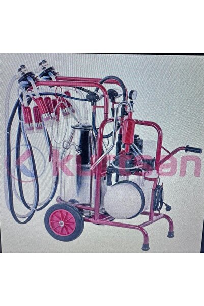 Kurtsan Çift Sağım Tek Güğüm Süt Sağma Makinası (Yağlı) (300cc) Silikon memel...