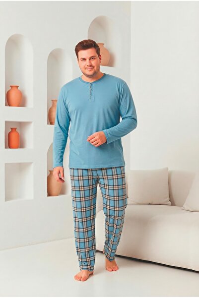 FORMO Men's 100% Natural Cotton Plaid Piece Long Sleeve Buttoned High Quality...