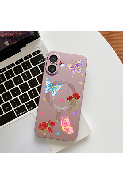 Hontinga iPhone 16 Compatible Transparent Magsafe Wireless Soft Silicone Phon...