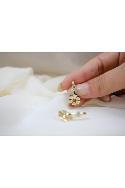 ATELİER TUĞBA Kp349 Migrant Earrings (Length 20 mm)