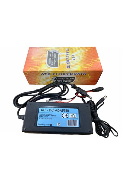 Genel Markalar PARS Akülü Araba ARAÇ için 6 volt AKÜLERİ için ADAPTÖR ŞARJ Cİ...