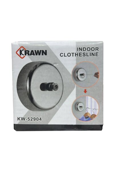 Generic Retractable stainless steel clothesline - durable, waterproof and eas...