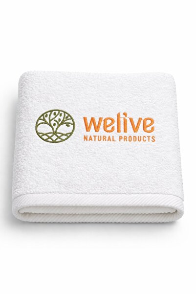 Welive مطرز 50x90 بامبو مناشف
