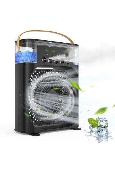 Generica Air Cooler Fan,3 Wind Speeds,600ml Air Humidifier with 7sLED Night L...