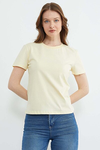 Fulla Moda Basic Crew Neck T-Shirt