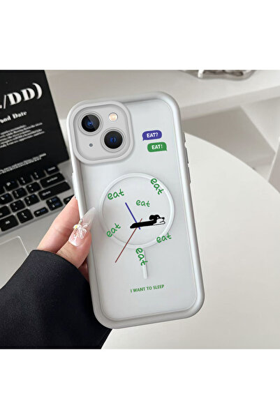 Hontinga حافظة هاتف من السيليكون الشفاف المتوافق مع هاتف iPhone 14 من Magsafe...