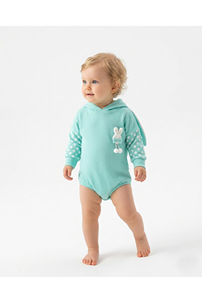 pony baby 'pony ile özel hisset' Rabbit Ear Romper Jumpsuit