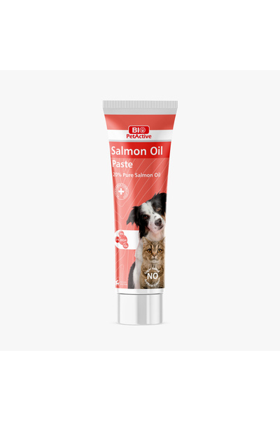 Bio PetActive Salmon Oil Paste %20 Saf Somon Yağı Kedi ve Köpekler İçin