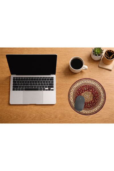 Borambalaj Round Mouse Pad Rug Pattern