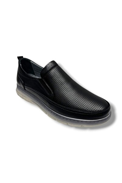 BİRKAN 2038-26 Genuine Leather Anatomical Elastic Men's Shoes