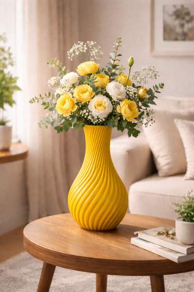 PLUS LIGHT MODERN TARZ DEKORATİF VAZO 20 cm BOYUNDADIR