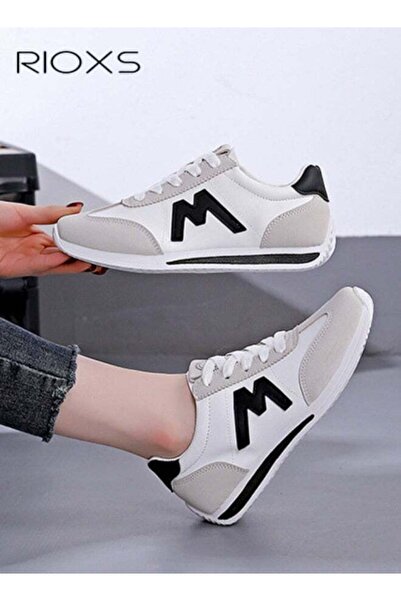 RIOXS Women's Low-Top Sneakers Lightweight and Breathable Casual Athletic Sho...