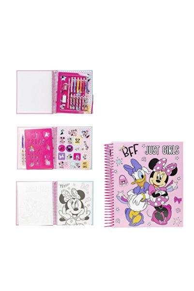 Minnie Mouse Книга с дейности на Дисни Мини с страници за оцветяване Розова 12