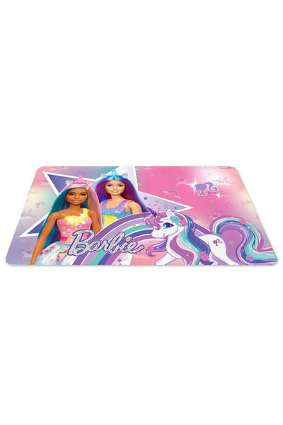 Barbie Suport pentru farfurii pentru servire la masă cu unicorn, 43x28 ​​cm, ...