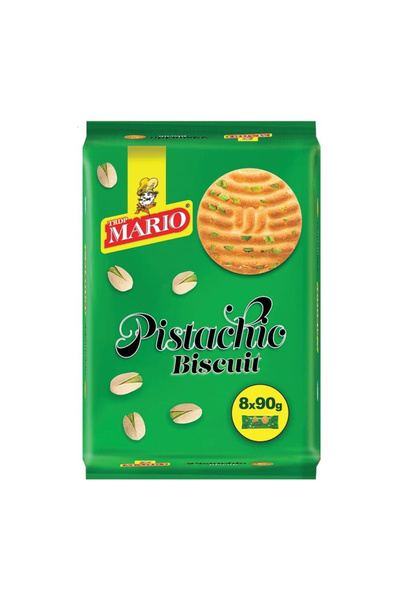mario بسكويت الفستق 8 × 90 غرام
