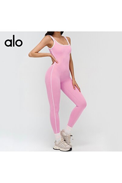 Elancee Women's Sports Fitness Jumpsuit – Elastic, Body Shaping