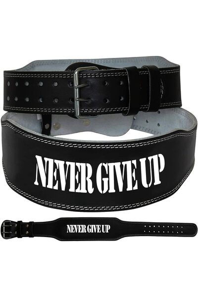 Alcoach Weightlifting Belt , leather exercise Belt with adjustable buckle and...